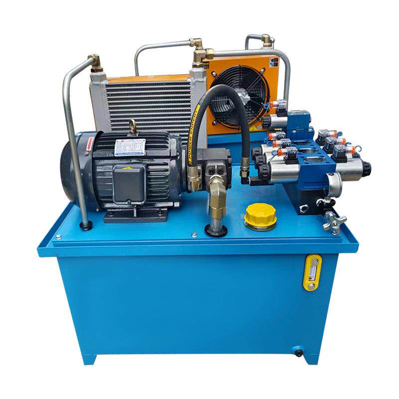 液压站液压系统总成1.5KW+VP20微小型液压泵站控制系统动力站设计