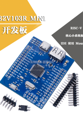 原装 CH32V103R8T6_MINI开发板 RISC-V评估板 核心小系统板学习板