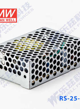 RS-25-5 明纬25W电源5V5A直流DC开关稳压耐热耐震抗浪涌台湾
