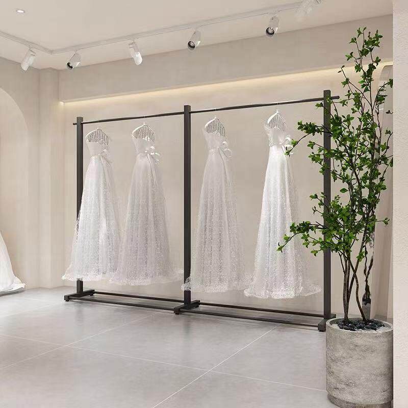 礼服架子展示架落地秀禾婚纱店架子汉服陈列货架简约服装店挂衣架