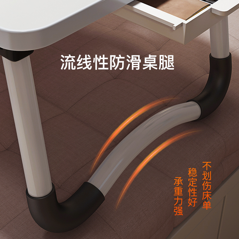 床上小桌子可折叠学习书桌笔记本电脑桌支架懒人卧室飘窗桌炕几大