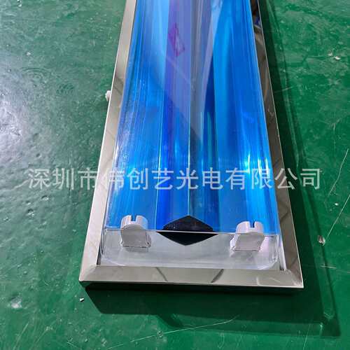 净化灯厂家现货供led三管净化灯吸顶式不锈钢洁净灯盘无尘车间灯