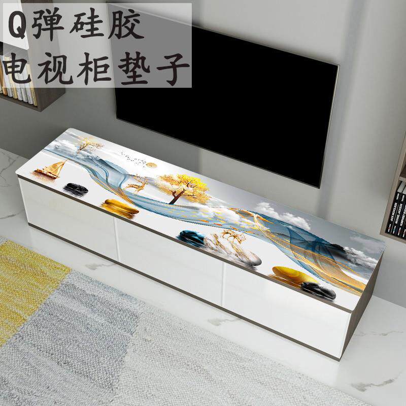 客厅电视柜长条桌布盖布防水防油防烫耐高温长方形餐桌桌垫台布