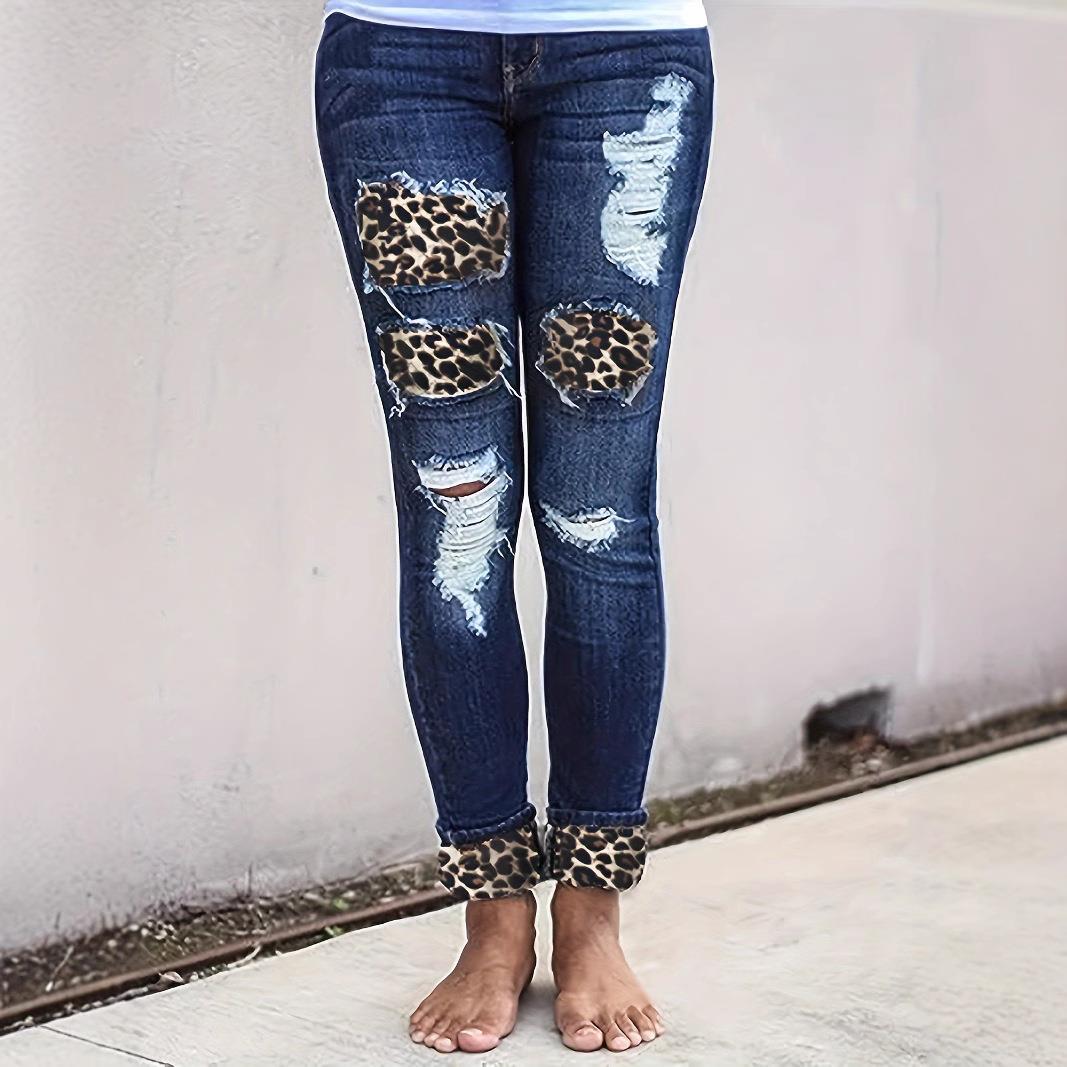 Women Printed Leggings Non Stretchy Skinny Fitting Everyday