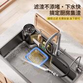 厨房水槽配件洗菜盆集渣网家用过滤网下水防堵沥水架大容量网孔篮