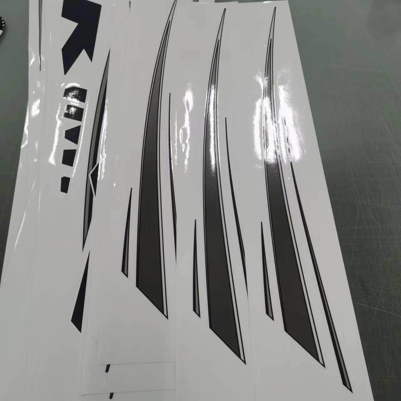 身流线贴纸即时 贴彩色即刻时贴字643镂空 自粘文字 车透明贴纸