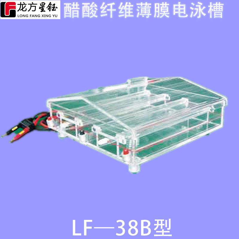 龙方星钰LF-38B醋酸纤维薄膜电泳槽载玻片电泳血清血红蛋白电泳