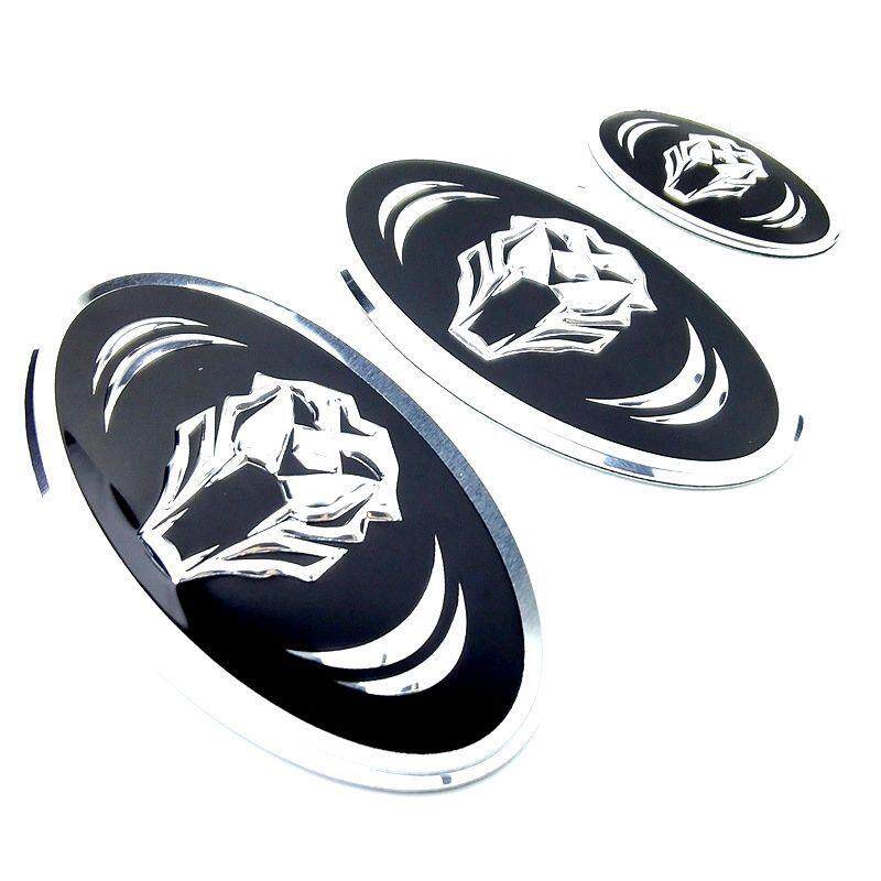 适用于虎头标K5改装虎头前后方向盘轮毂盖车标虎头蝙蝠套标