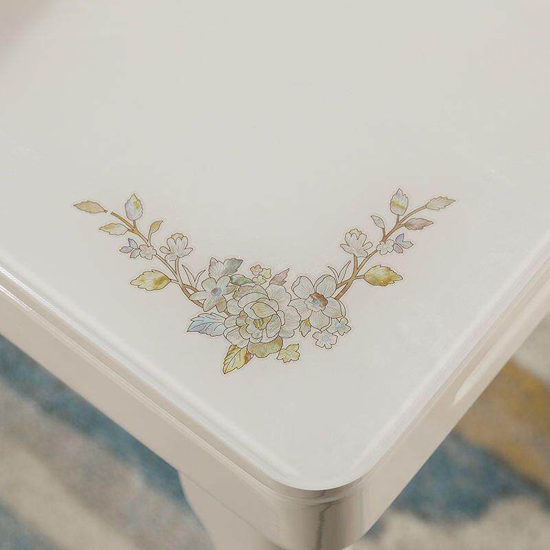 伸缩餐桌小户型家用现代简约白色烤漆抽拉式桌椅组合钢化玻璃饭桌