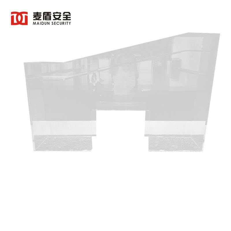高档安检门滑槽亚克力有机玻璃滑轨免安装排除日常随身用品滑道