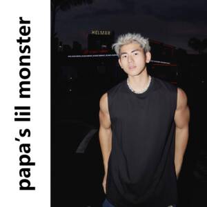 PAPASLILMONSTER美式覆古运动背心男小袖口坎肩无袖显肌肉T恤