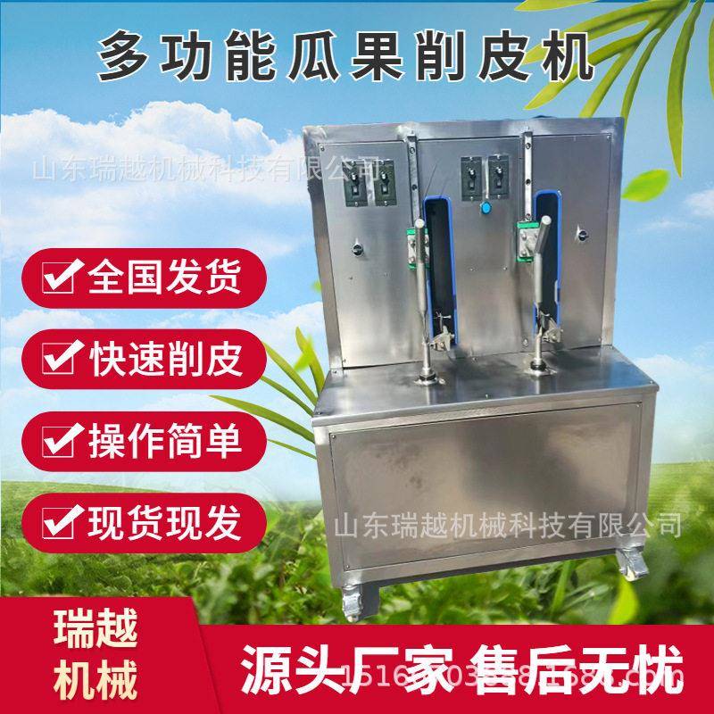 大型商用柿子苹果削皮去核机小香梨多功能削皮机工业芒果削皮机