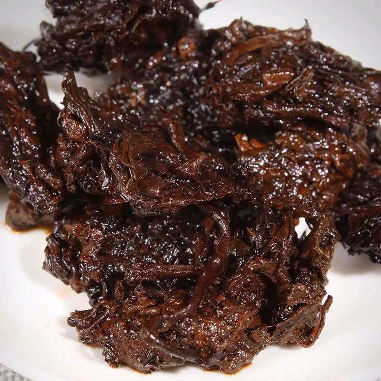 收藏級別-普洱小顆粒糯香老茶頭，果膠含量豐富-500克 普洱茶 BUASHOP普洱老茶