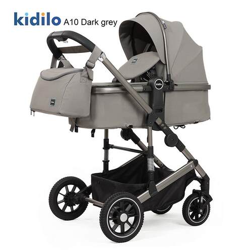 kidilo婴儿推车可坐躺儿童轻便折叠高景观新生儿宝宝手推车