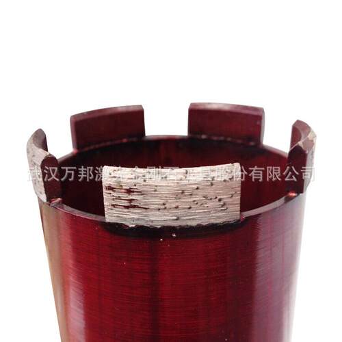 现货102钢混金刚石薄壁钻 4寸混凝土空心钻水钻湿钻头 1/4UNC接头