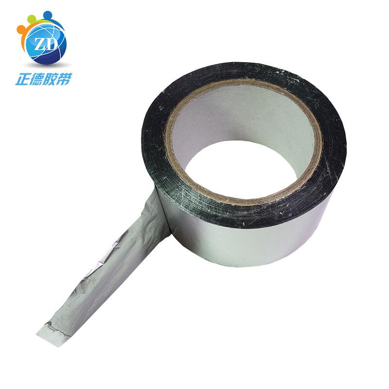 耐中高温铝箔银色胶带 正德加厚铝箔工业胶带 工厂铝箔胶带厂