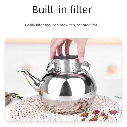 Stainless Steel Hot Water Kettle Pot Tea Maker Infuser Tea