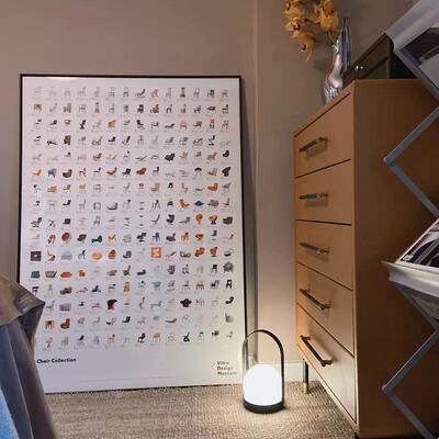 Vitra设计博物馆经典名椅画北欧极简风格挂画客厅玄关卧室落地画