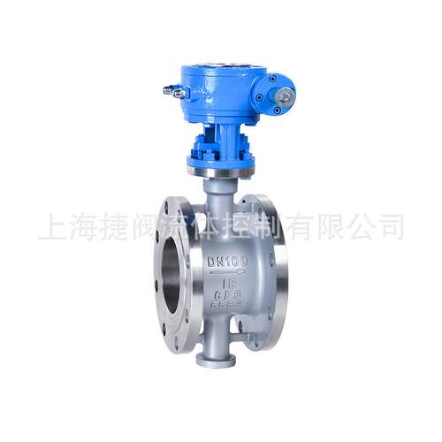 D4W-16P耐高温与腐蚀全不锈钢04涡轮驱动硬密封法兰连接蝶阀