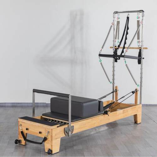 OakcorebedSemi-elevated普拉提核心床半高架瑜伽橡木Pilates