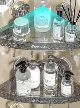 波纹盘置架卫生XWN吸间壁挂免打孔浴室洗品手台物洗漱台转角用收