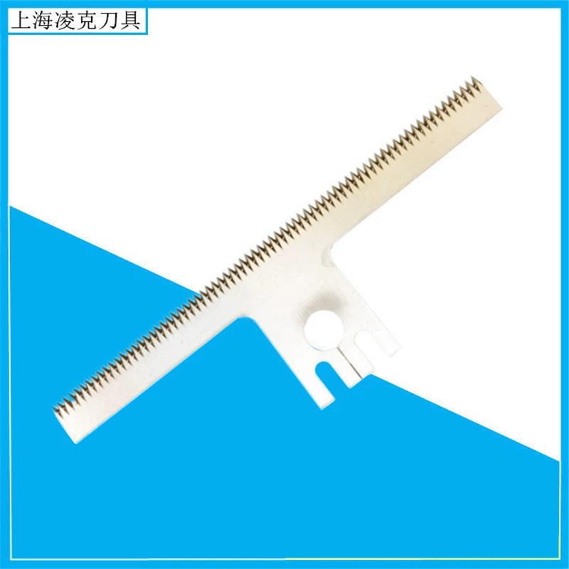 厂家直供包装机切刀T型裁切机齿刀高碳钢材质齿形刀片图片