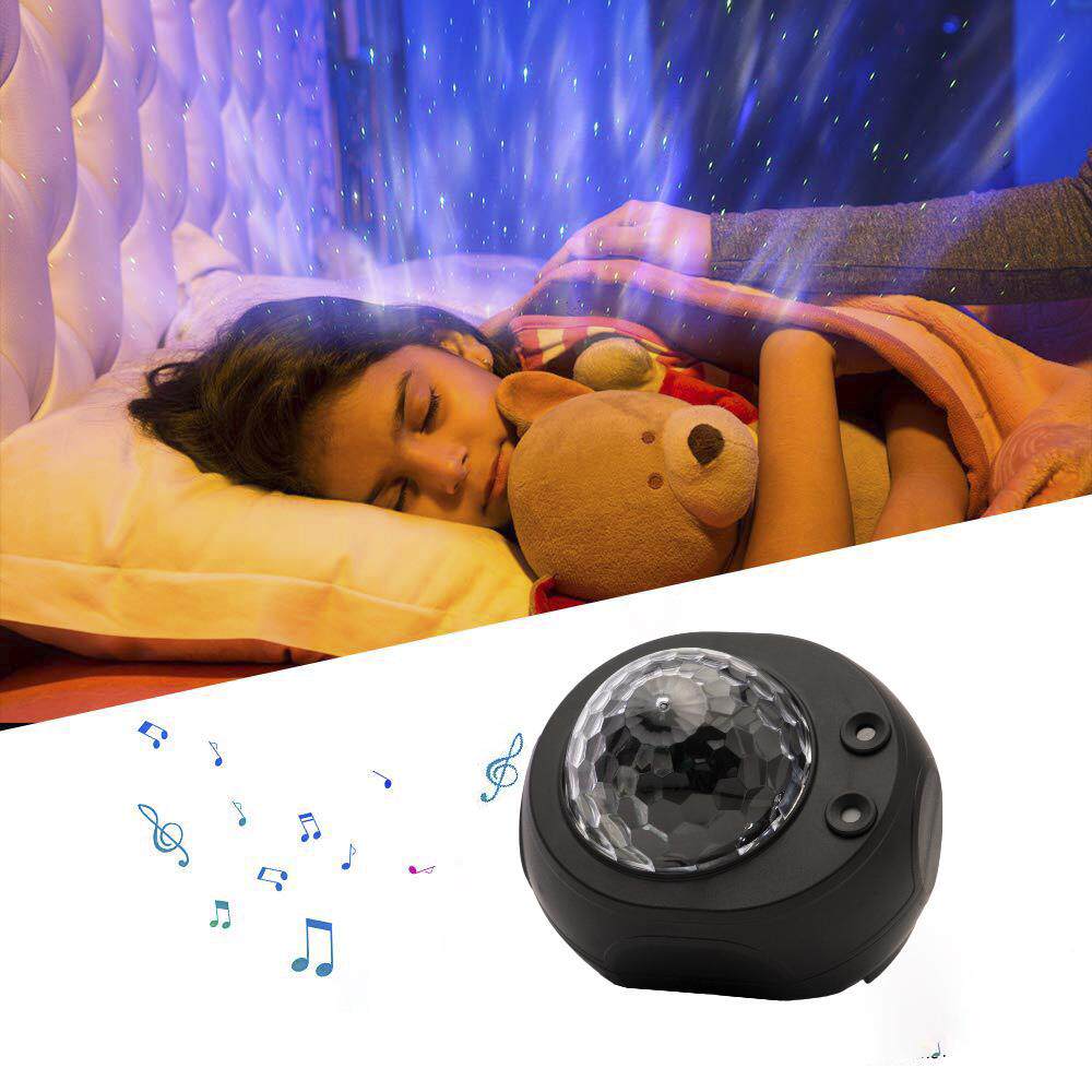新款直销星空投影灯LED音乐星空灯海洋星空灯水纹星空灯睡眠灯月