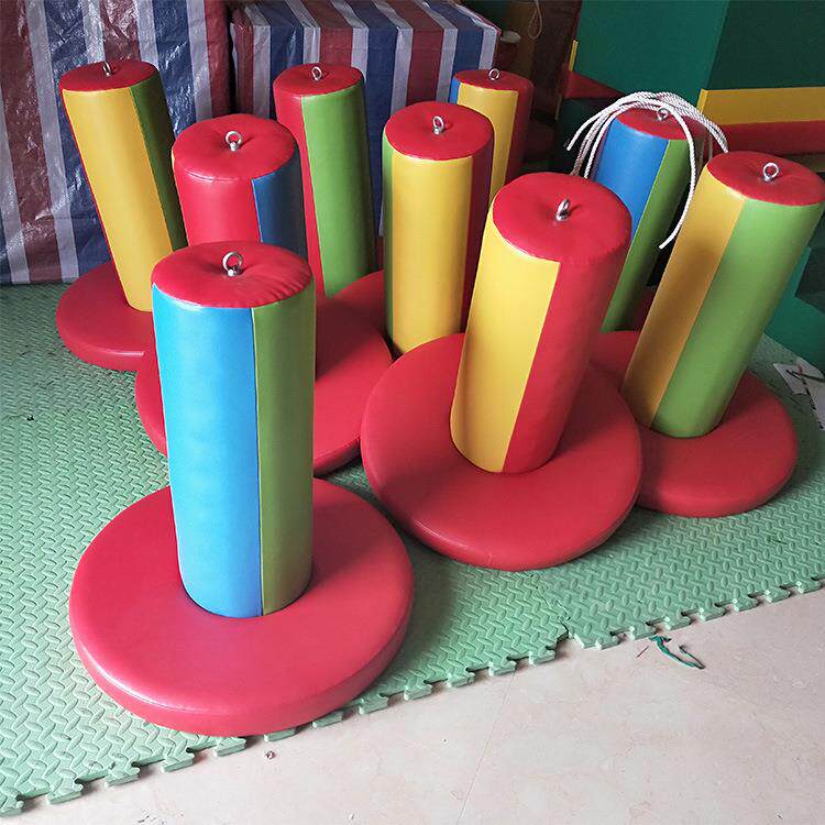早教中心儿童圆木马吊缆圆筒吊缆横抱筒竖抱筒幼儿园感统器材玩具