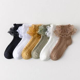 Sock Summer Baby Kids Socks Lot Girls Cute Ruffle Pairs