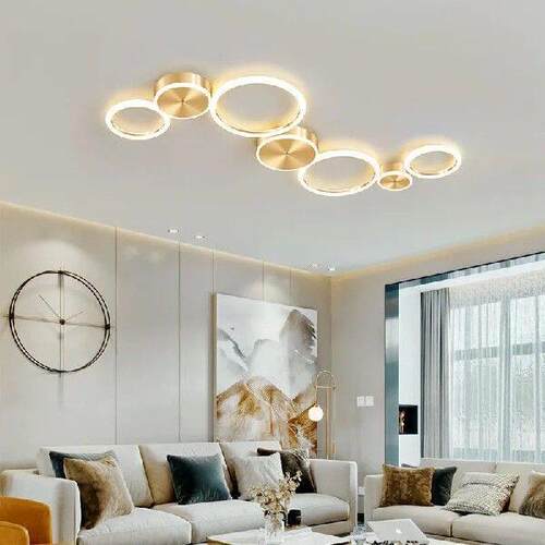 Modern LED Ceiling Chandelier Aluminum Simple Ceiling Lamp