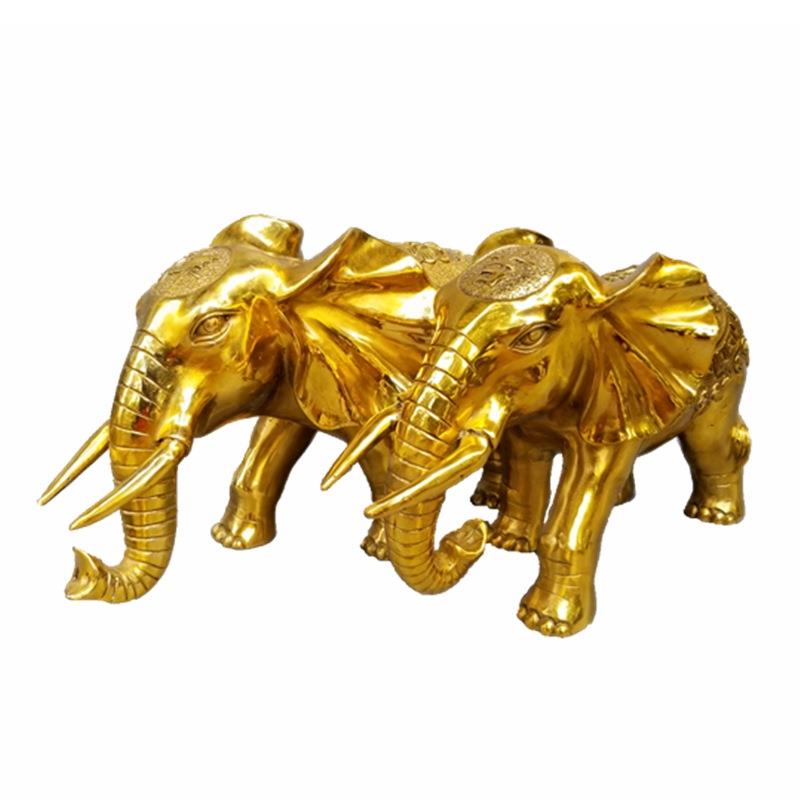 大号铜大象一对吸财象吉祥如意铜象家居工艺装饰品摆件