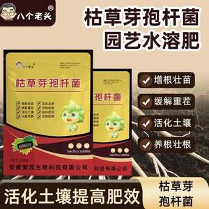 八个老头枯草芽孢菌杆菌农用土壤生物菌肥防根腐改善土壤促进生根