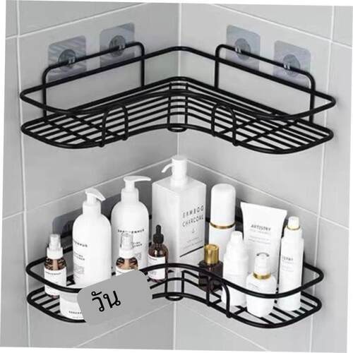 Kitchen Shelf Bathroom Accessories Punch Free Corner Rack