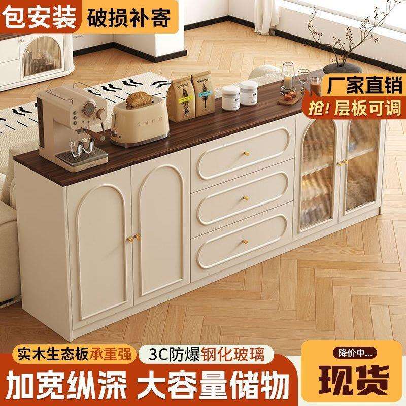 实木餐边柜入户门家用收纳柜厨房储物柜玄关客厅靠墙茶水柜客厅柜