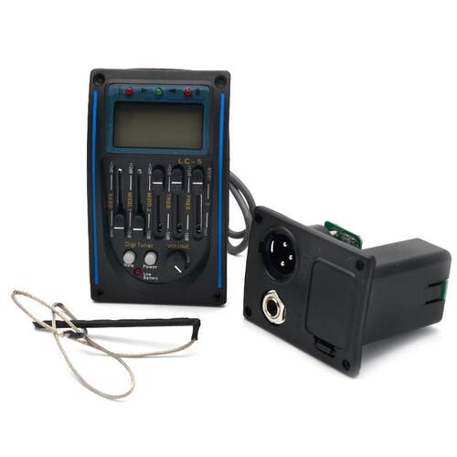木吉他拾音器LC-5EQ5段拾音器木吉他民谣古典通用拾音器均衡器