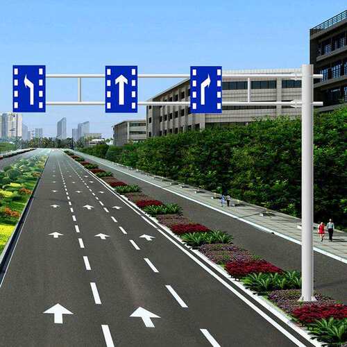 来图制作交通标志牌杆道路悬臂式F/L杆指路牌标志立杆路灯杆