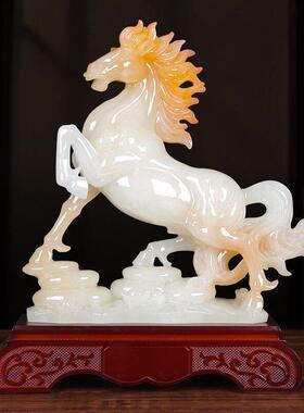 马到成功摆件2026马年新款开业乔迁礼品办公室桌面家居风水吉祥物