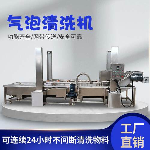 全自动商用红枣气泡清洗机水果涡流清洗机