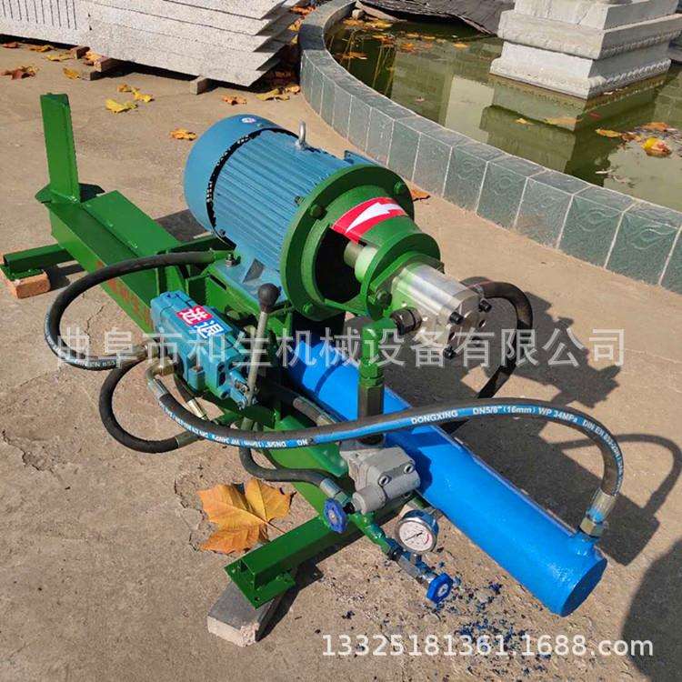 制造销售电动液压加长油缸劈材机订做高频率卧式液压80行程劈木机