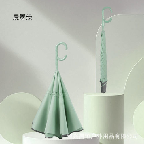 免持汽车反光大号C伞伞开合伞坐