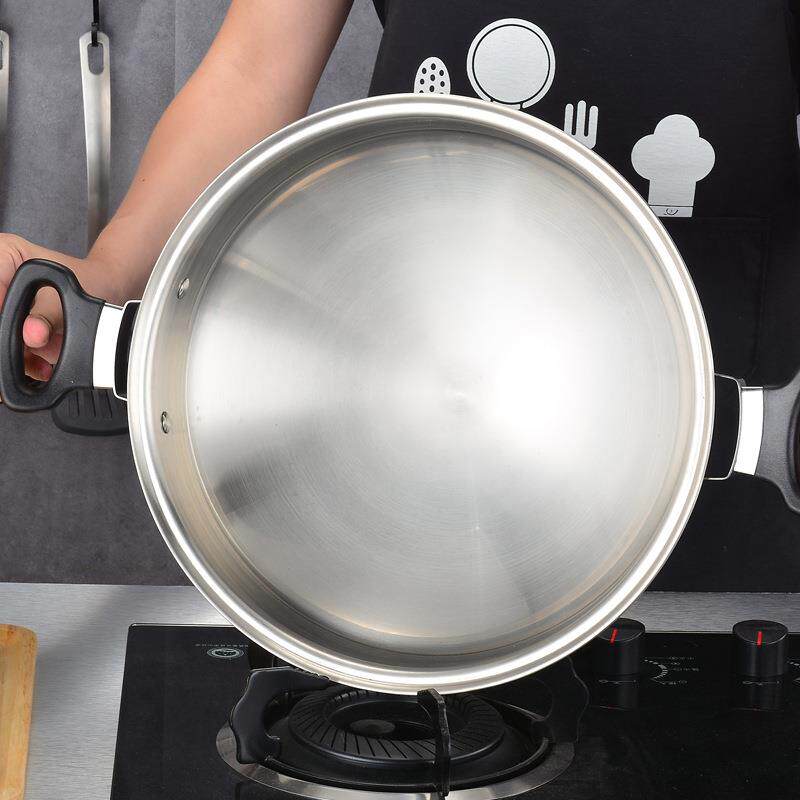 BK9K皇后锅金锅无水猪蹄锅家用炒菜无涂层304不锈钢中式炒锅