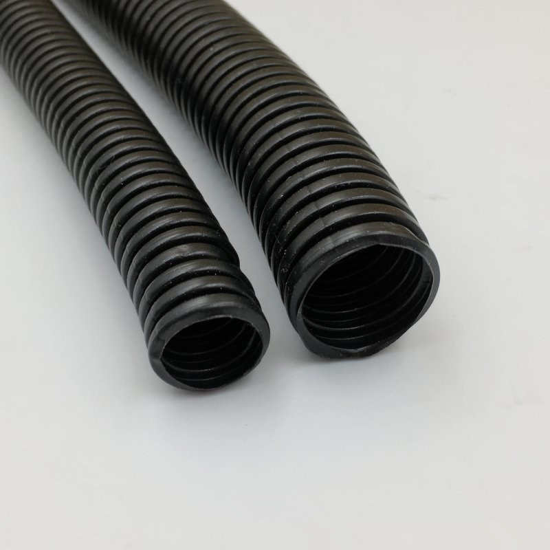 穿线软管软管护套 白色塑料软管pe波纹管电线电缆塑料   保护黑色