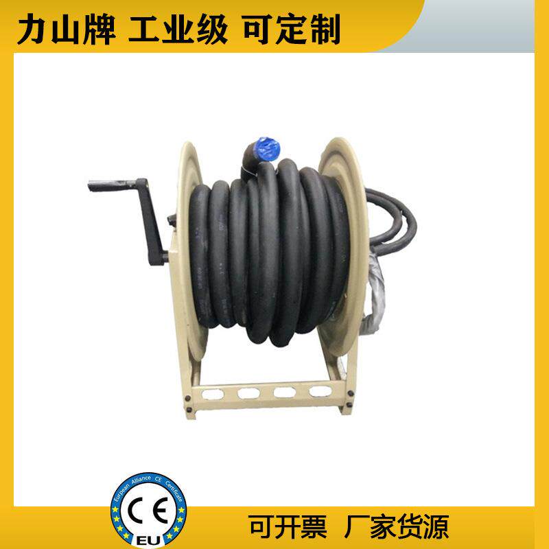 手动卷管器自动伸缩30米380V伸缩盘10KV海洋电缆盘手动盘线器