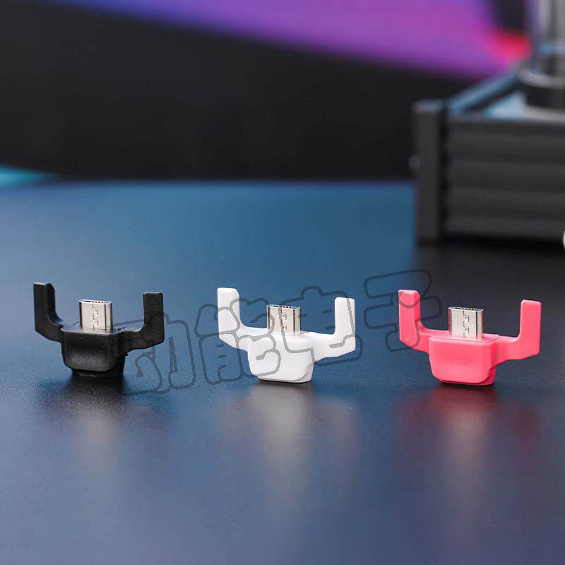 GPW转Type-C转接口罗1技滑鼠microusb安卓口转typec转接头