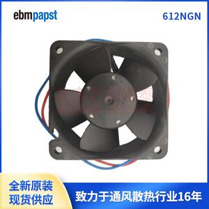 612NGN 6025 紧凑型DC直流风扇 ebmpapst依必安派特风扇 12V 2.0