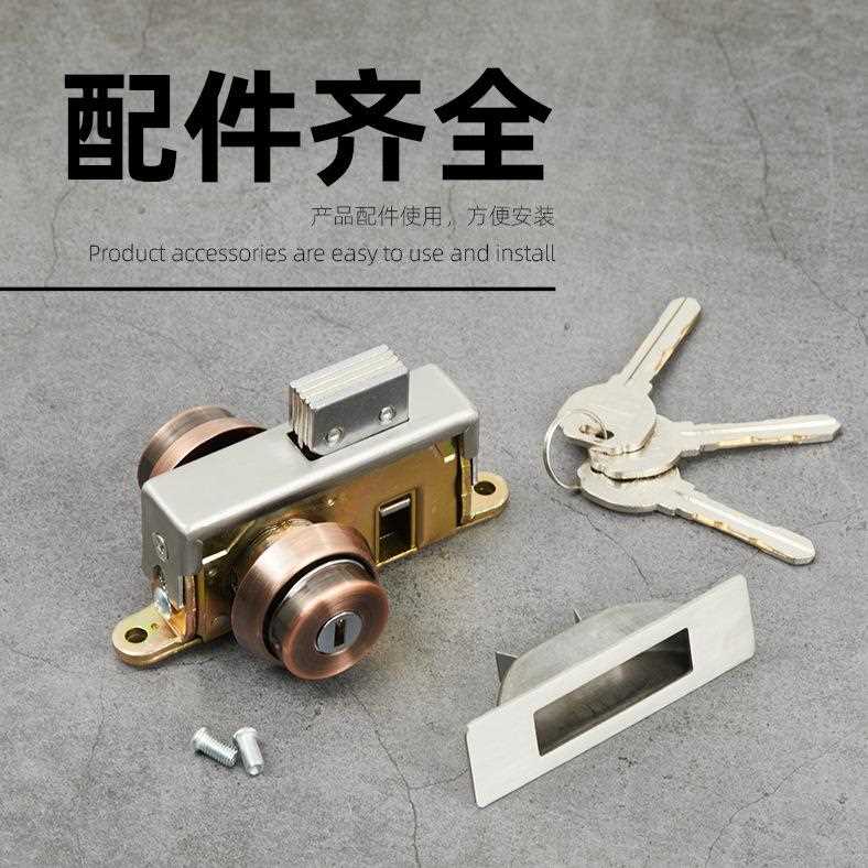 新款直销铝合金门地插销地弹门地锁玻璃有框门地锁不锈钢门地锁包
