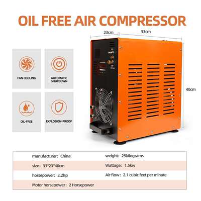 无油双缸水冷电动打气机大瓶30mpa供气可调测压泵高压充气泵40mpa