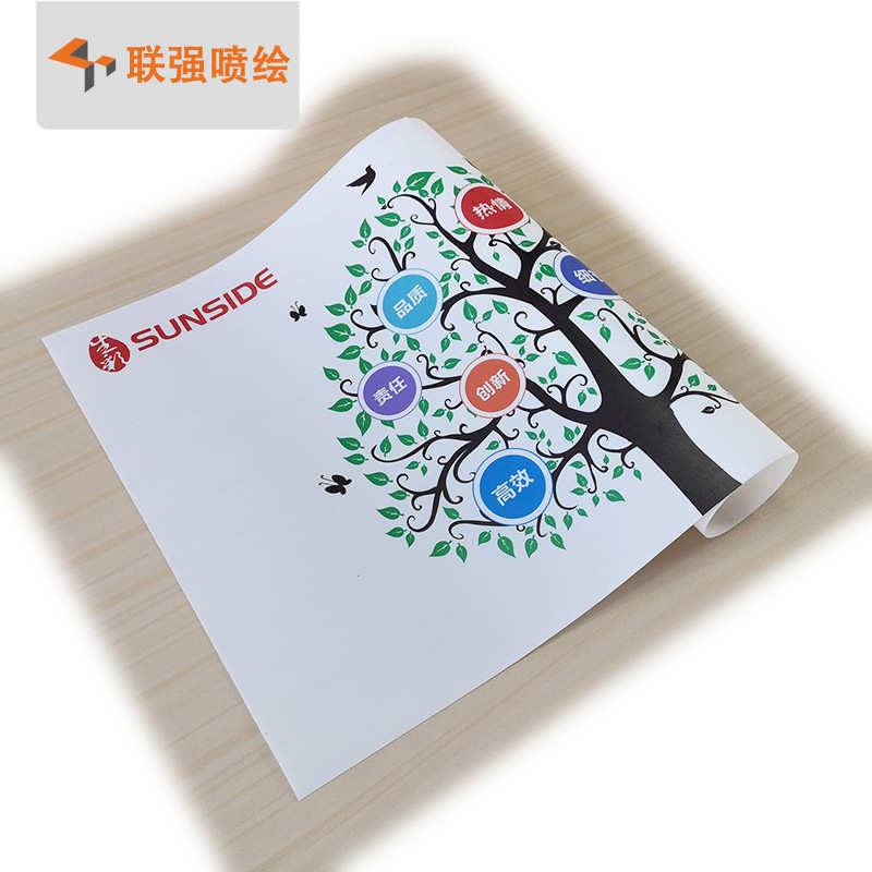 厂家供应商场灯箱 超薄LED灯箱片UV喷绘 超宽门幅PET加厚UV灯片