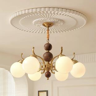 法式 复古主卧室氛围创意灯具吊灯美 中古风客厅灯卧室包豪斯魔豆式