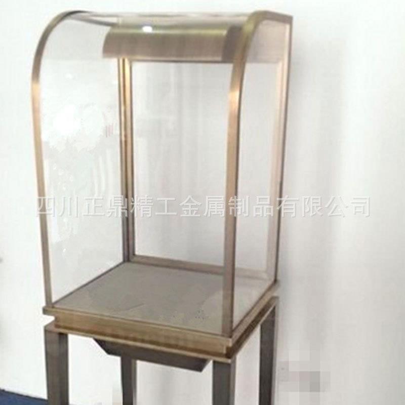 弧形珠宝专卖柜玉器翡翠手表钻戒展示柜会所店精品手办柜台